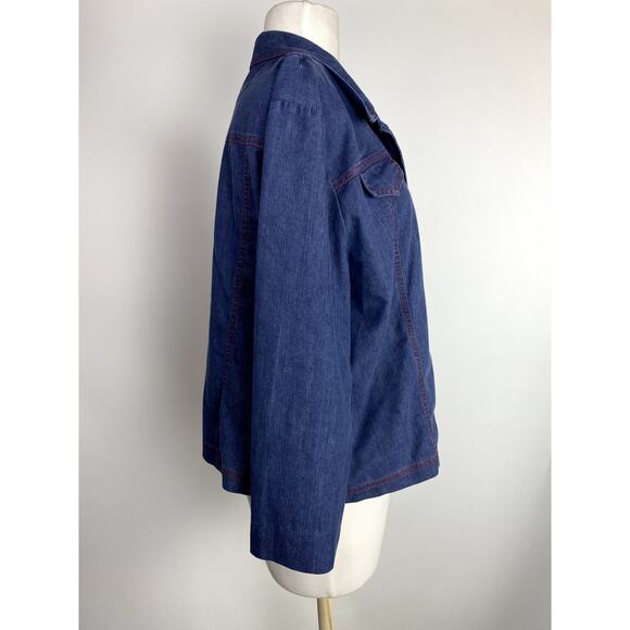 BETS by Canvasbacks Vintage Chambray Button Down Shirts Women’s Size Large15 - Picture 3 of 6